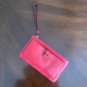 Kate Spade red bifold wallet